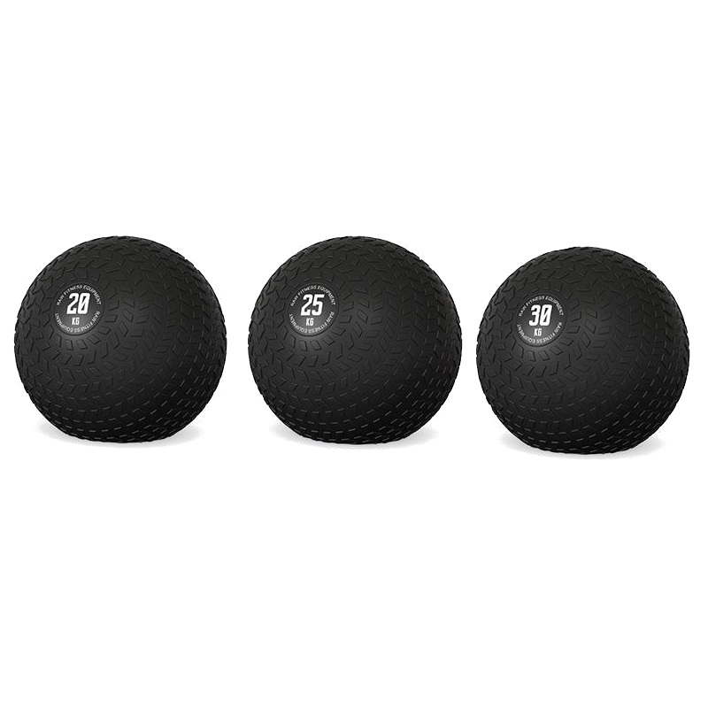 20lb, 25lb, 30lb Slam Ball - Heavy Duty Rubber Medicine Ball for CrossFit, Strength Training & Home Gym Workouts - Perfect for Functional Fitness, HIIT & Weighted Exercises