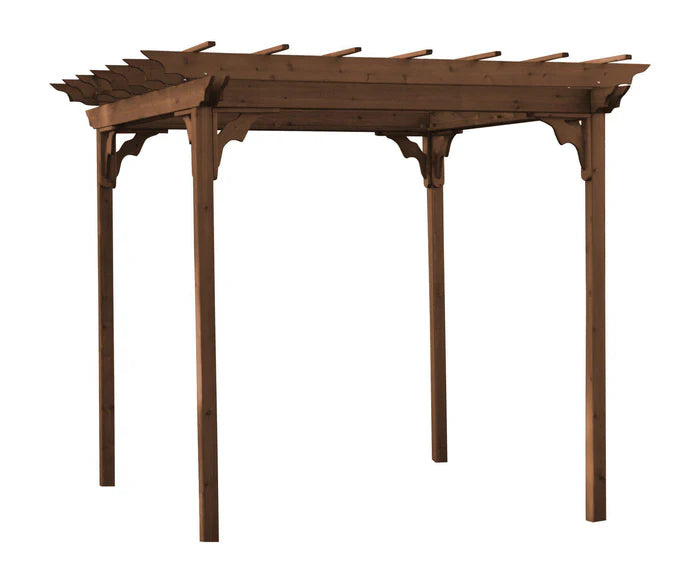Regallion Outdoor Wooden Pergola Kit with Swing Hangers - 6x8, 8x8 & 8x10 Sizes - Perfect for Backyard, Garden, Patio & Deck Shade Structure