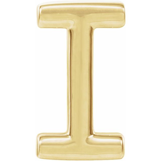 14K Gold Single Initial 