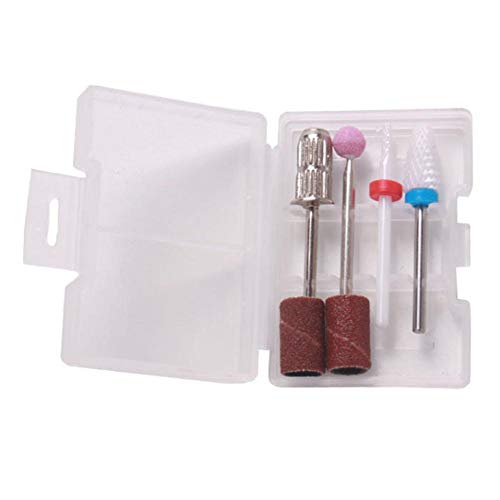 Professional Tungsten Steel Electric Nail Drill Bits - Cuticle & Dead Skin Cleaner for Manicure & Pedicure - Home & Salon Use (FD-1) - Perfect for Nail Art, Acrylics & Gel Extensions