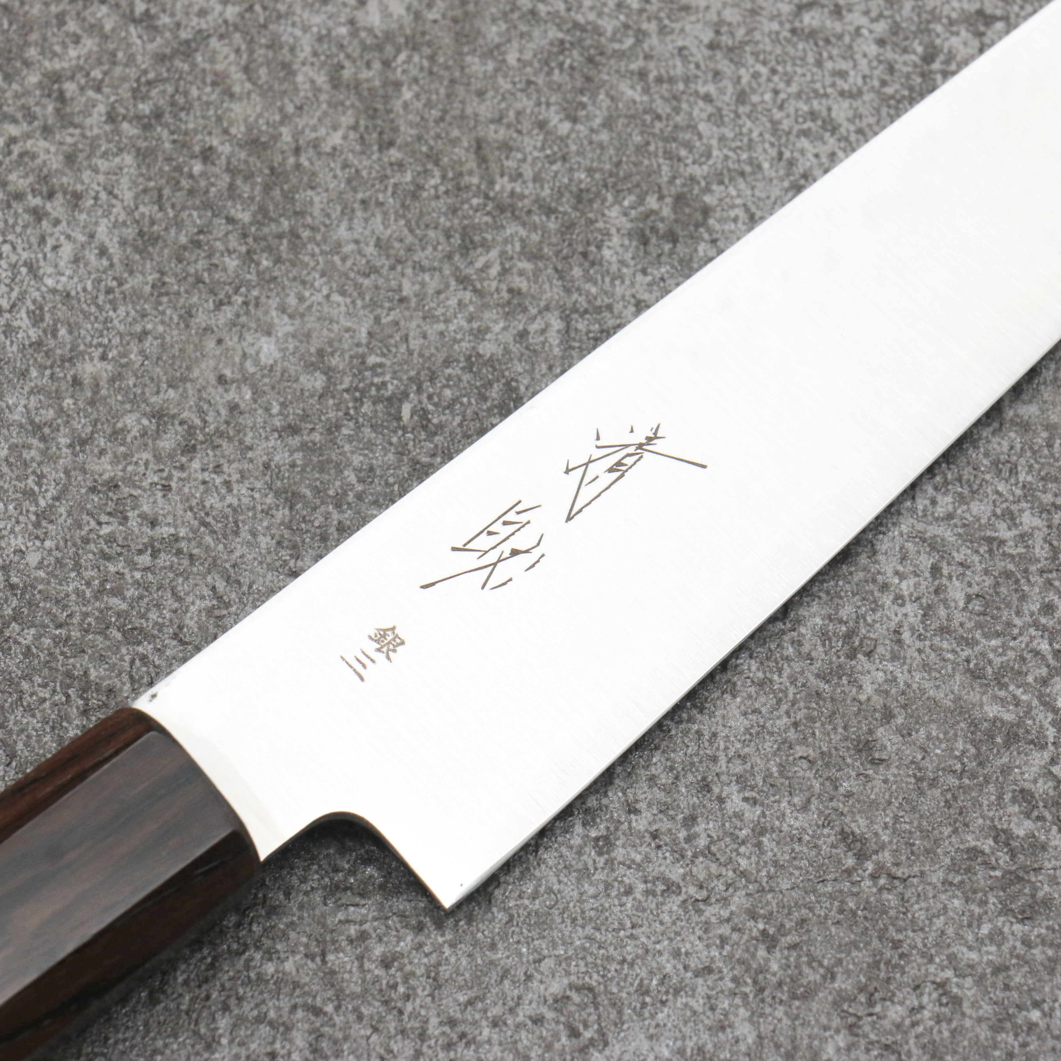Premium Seisuke Silver Steel Kiritsuke Petty Utility Knife 150mm - Japanese Chef Knife with Ebony Wood Handle - Perfect for Slicing, Dicing & Precision Cutting in Professional Kitchens & Home Cooking