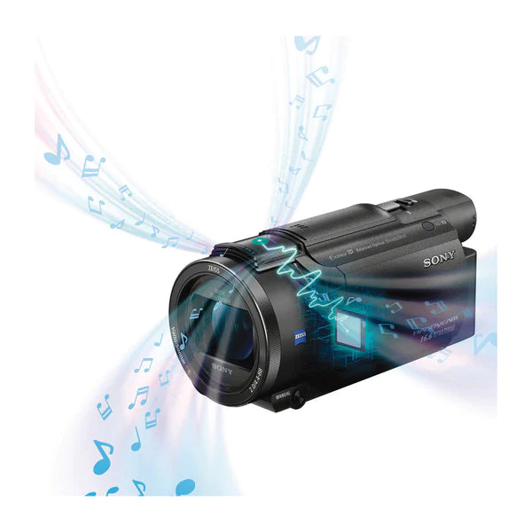 Sony Handycam AX53 4K Camcorder with Exmor R CMOS Sensor - Perfect for Travel Vlogging, Family Events & Professional Video Recording