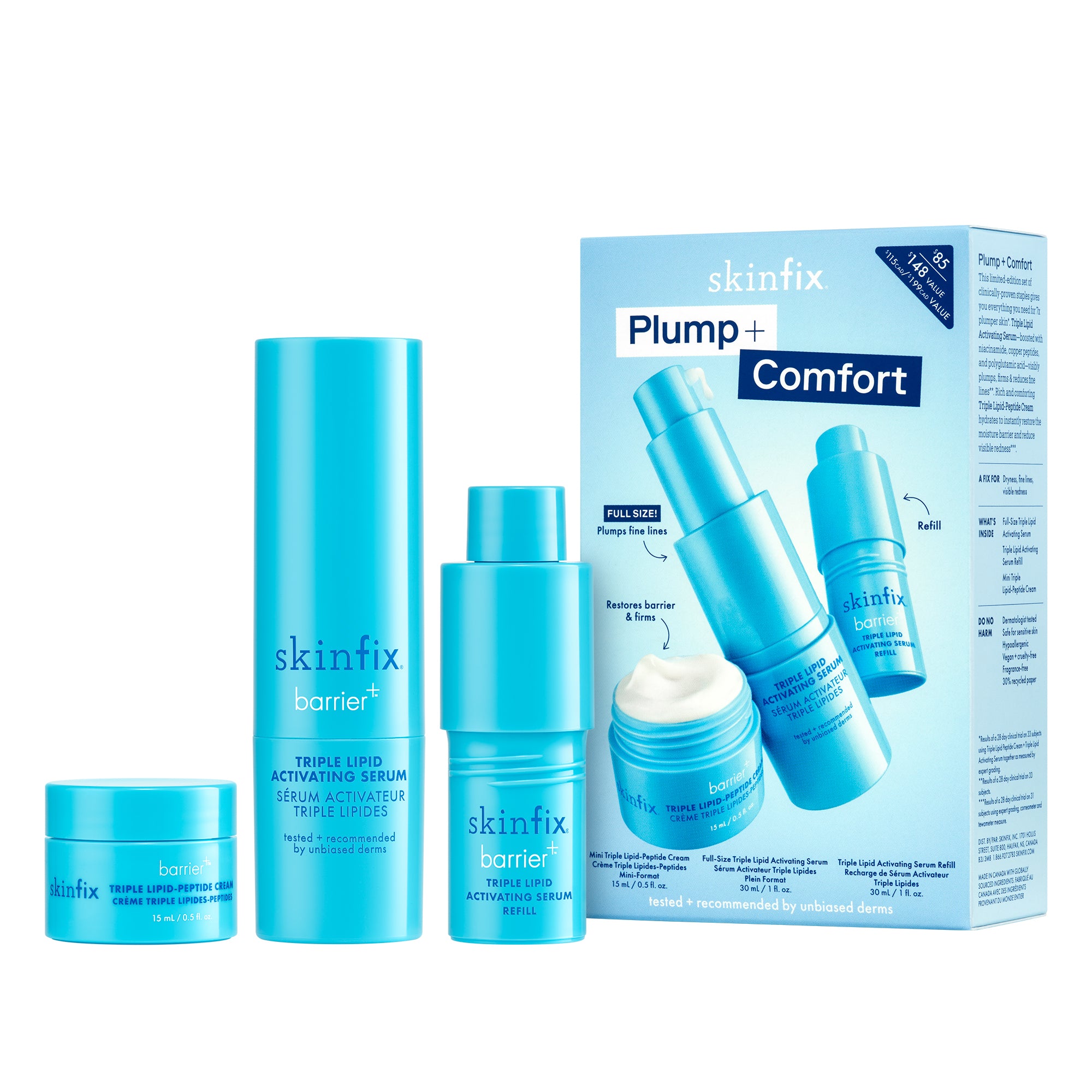 Barrier+ Plump + Comfort Lip Balm - Hydrating & Moisturizing for Dry, Chapped Lips - Perfect for Winter, Outdoor Activities & Daily Use