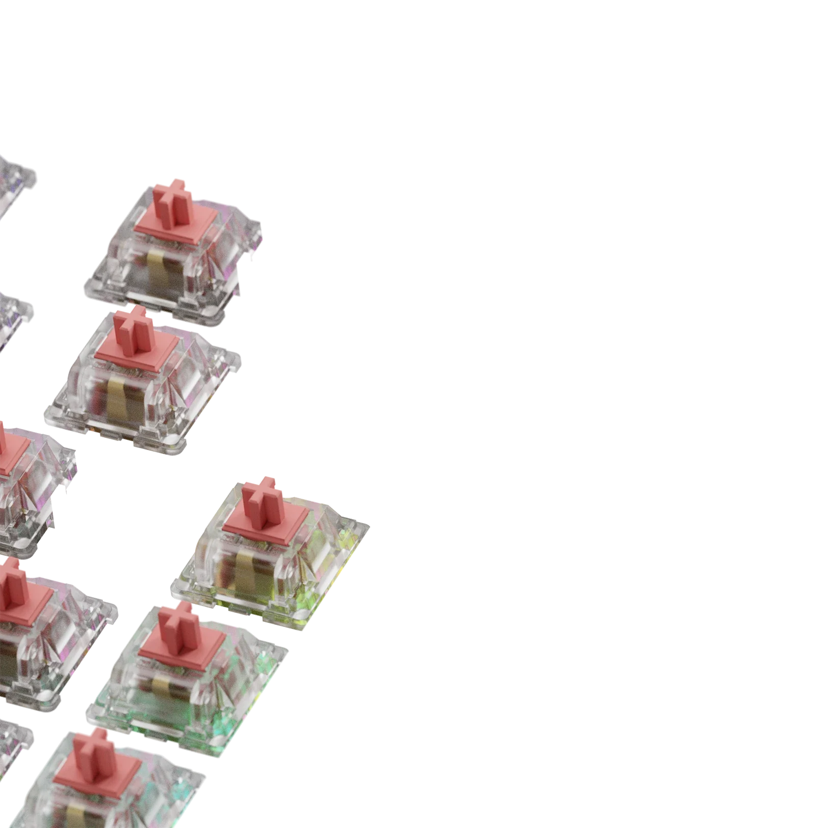 Glorious Fox Ultralight MX 65 ANSI Mechanical Keyboard Switches - Premium Linear Switches for Gaming & Typing | Perfect for Esports, Office Work & Mechanical Keyboard Enthusiasts