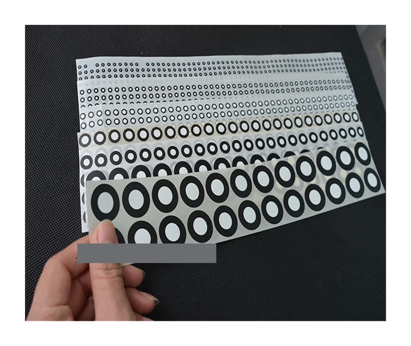 3D Scanning Marking Dots - Photographic Target Points for 3D Scanners (100m Range, Inner 3 Outer 5, 84000 Pcs) - Perfect for 3D Modeling, Scanning, and Photogrammetry Projects
