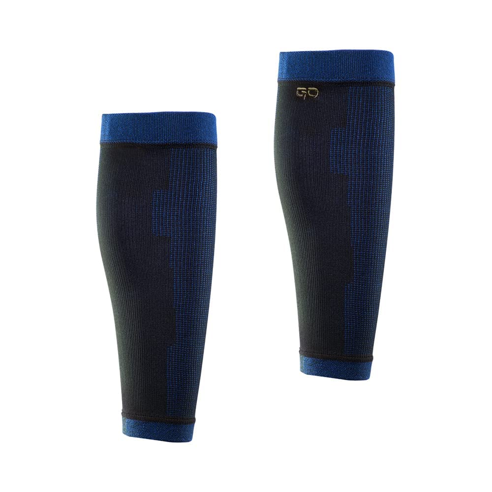 Calf Compression Sleeves for Shin Splints & Restless Legs Relief - Medical Grade Support for Running, Sports & Active Lifestyle - Men & Women (Pair) - Perfect for Marathon Training, Gym Workouts & Post-Exercise Recovery