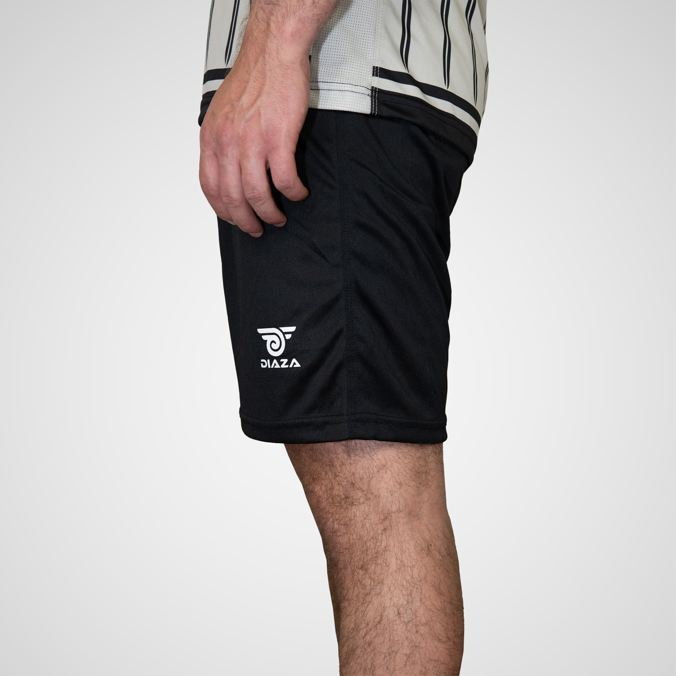 Brooklyn FC Tritone Black Soccer Shorts - Men's Athletic Training Shorts for Soccer, Running & Gym Workouts - Lightweight & Breathable Fabric