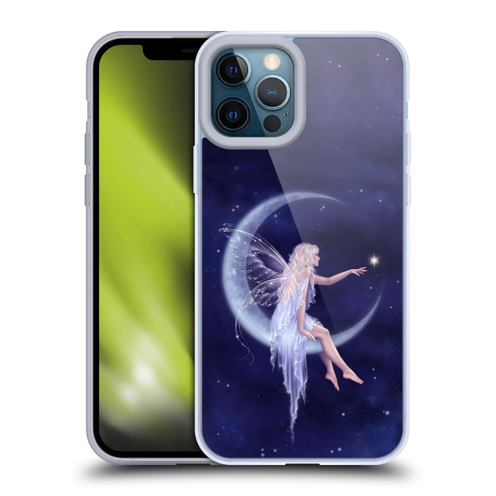 Officially Licensed Rachel Anderson Birth of A Star Pixies Soft Gel Case for Apple iPhone 12 Pro Max - Cute Protective Phone Cover for Women, Girls | Perfect Gift for Birthday, Christmas & Daily Use