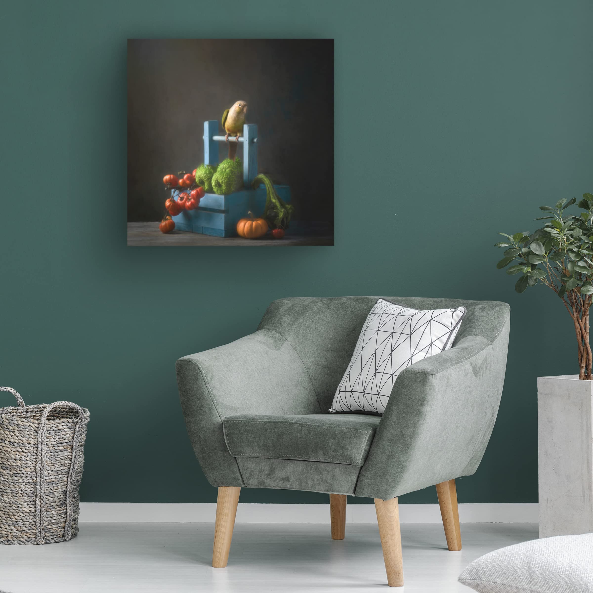 Trademark Fine Art 'Welcome Fall' Canvas Wall Art by Catherine W - Autumn Home Decor for Living Room, Bedroom & Office