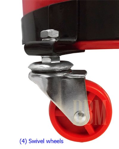 5 Gallon Oil Drain Dolly - Heavy Duty Steel Drain Tank for Automotive & Industrial Use - Perfect for Oil Changes, Fluid Draining & Workshop Maintenance