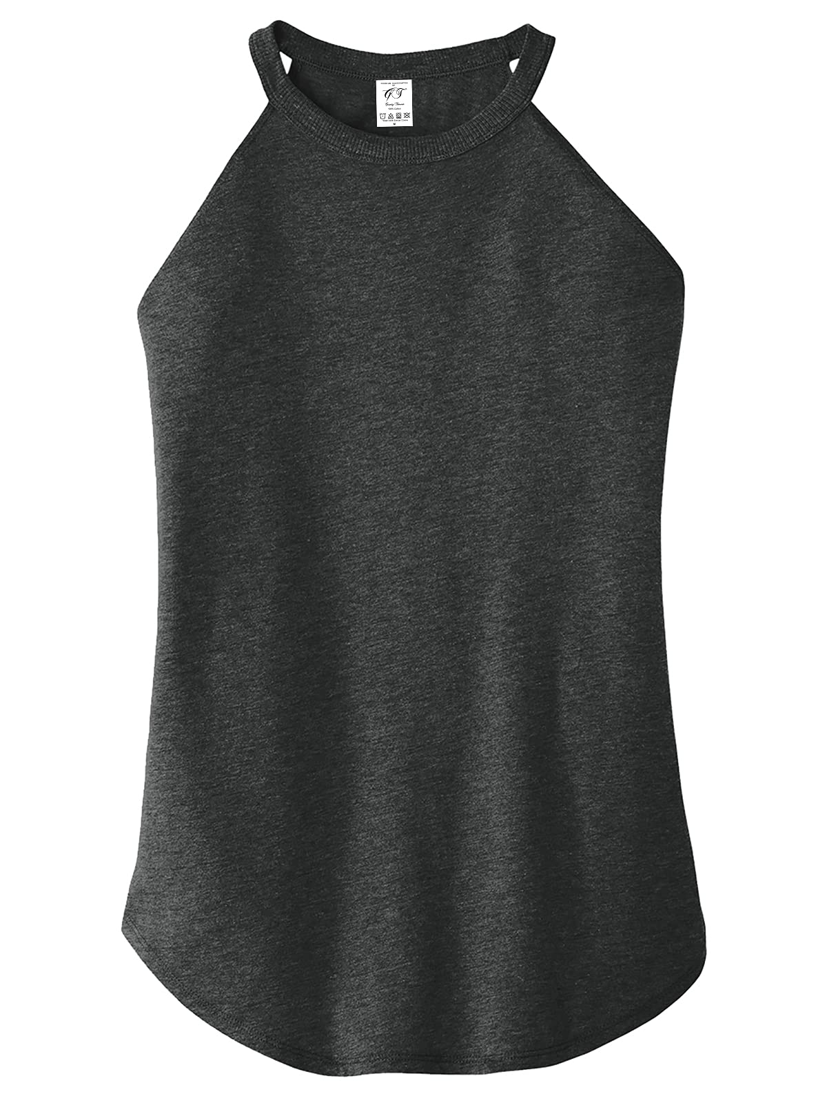 Gravity Threads Women's Rocker Halter Tank Top - Stylish & Comfortable Summer Tops for Concerts, Beach & Casual Wear