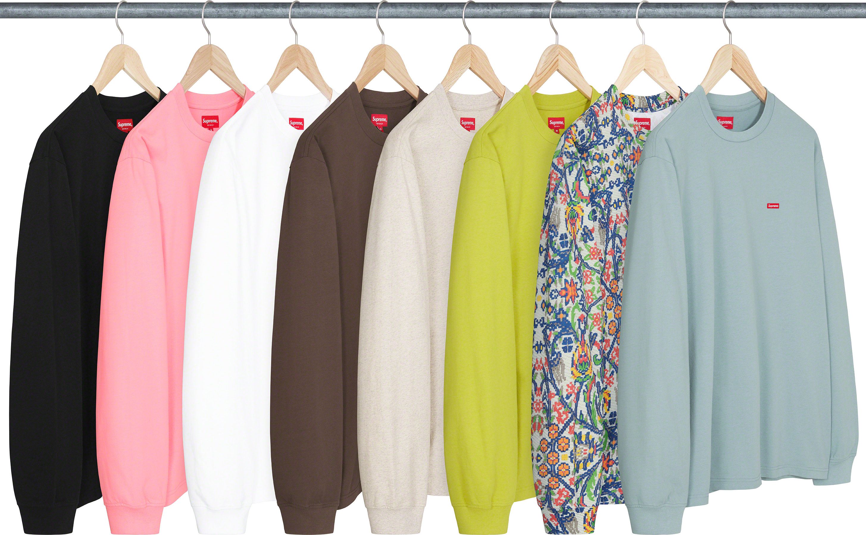 SUPREME 23SS Small Box Logo Long Sleeve T-Shirt - Men's Streetwear Fashion for Casual Wear & Urban Style