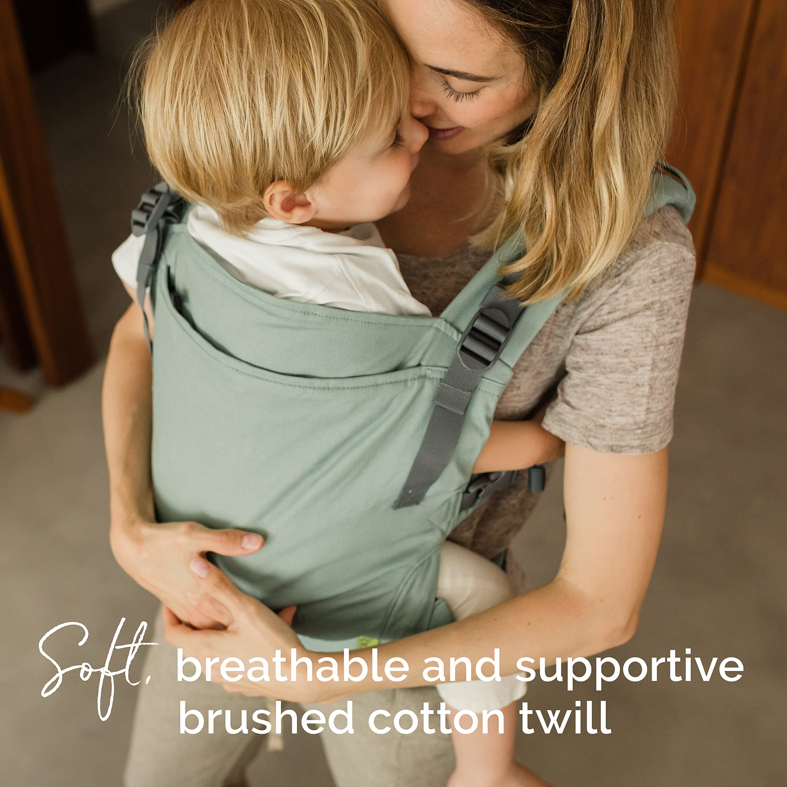 Premium Boba X Baby Carrier in Seafoam Green - Ergonomic, Hands-Free Infant Carrier for Newborn to Toddler - Perfect for Hiking, Travel & Everyday Use