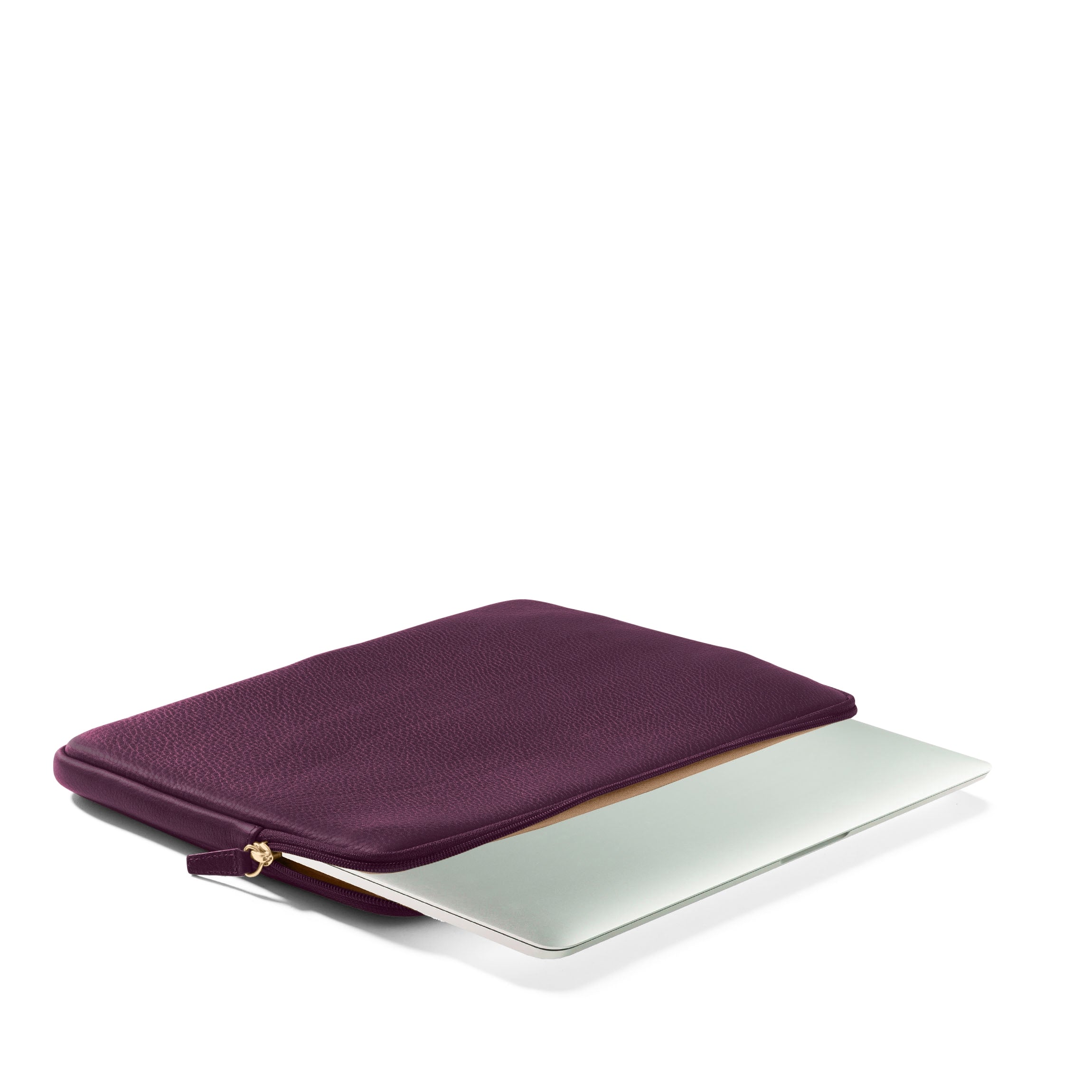 13/14 Inch Slim Laptop Sleeve for MacBook Air/Pro - Waterproof & Shockproof Protective Case in Deep Plum - Perfect for Work, School & Travel