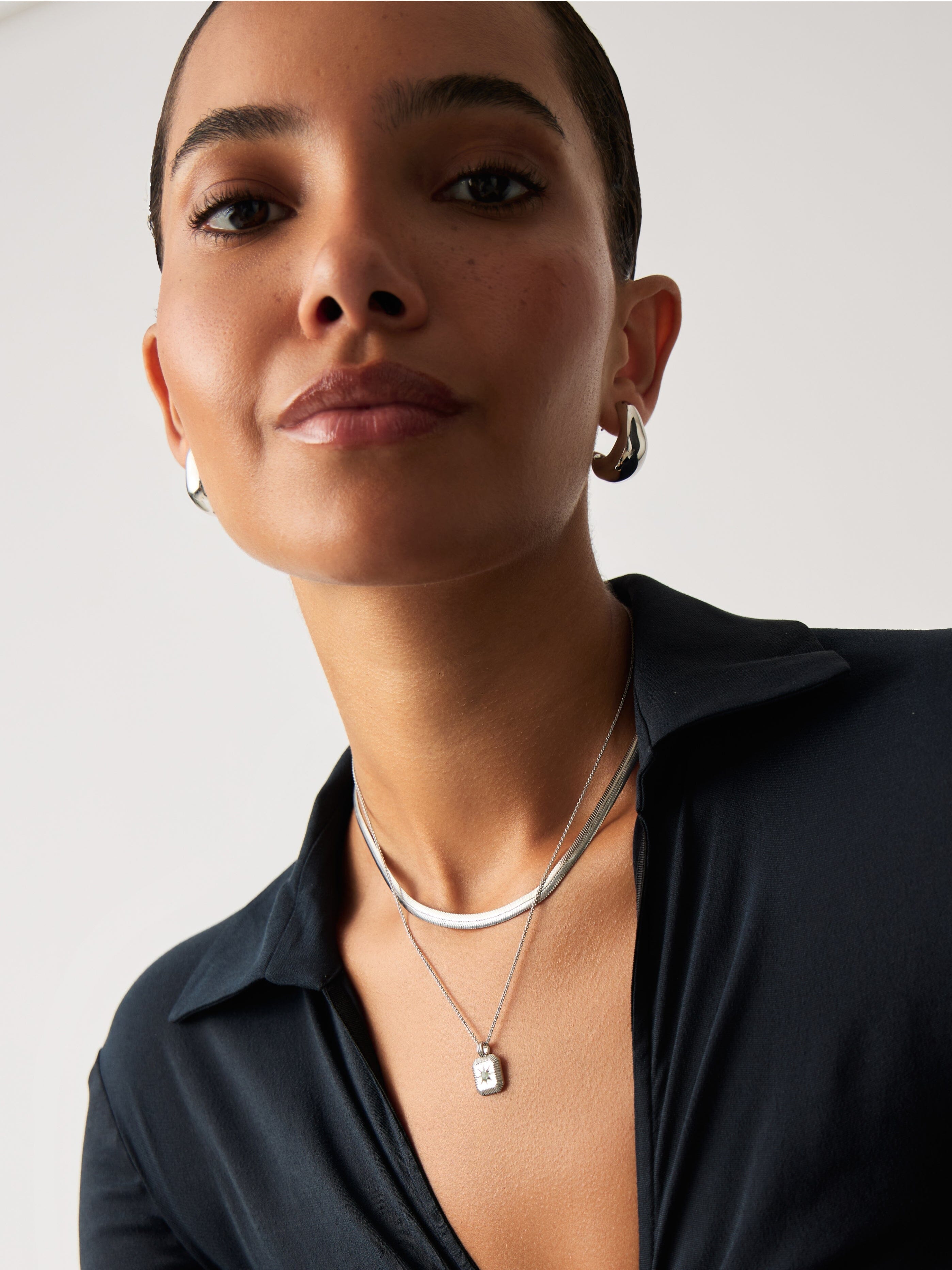 March Birthstone Necklace for Women - Aqua Chalcedony Pendant Jewelry | Elegant Gift for Birthday, Anniversary & Mother's Day | Perfect for Everyday Wear & Special Occasions