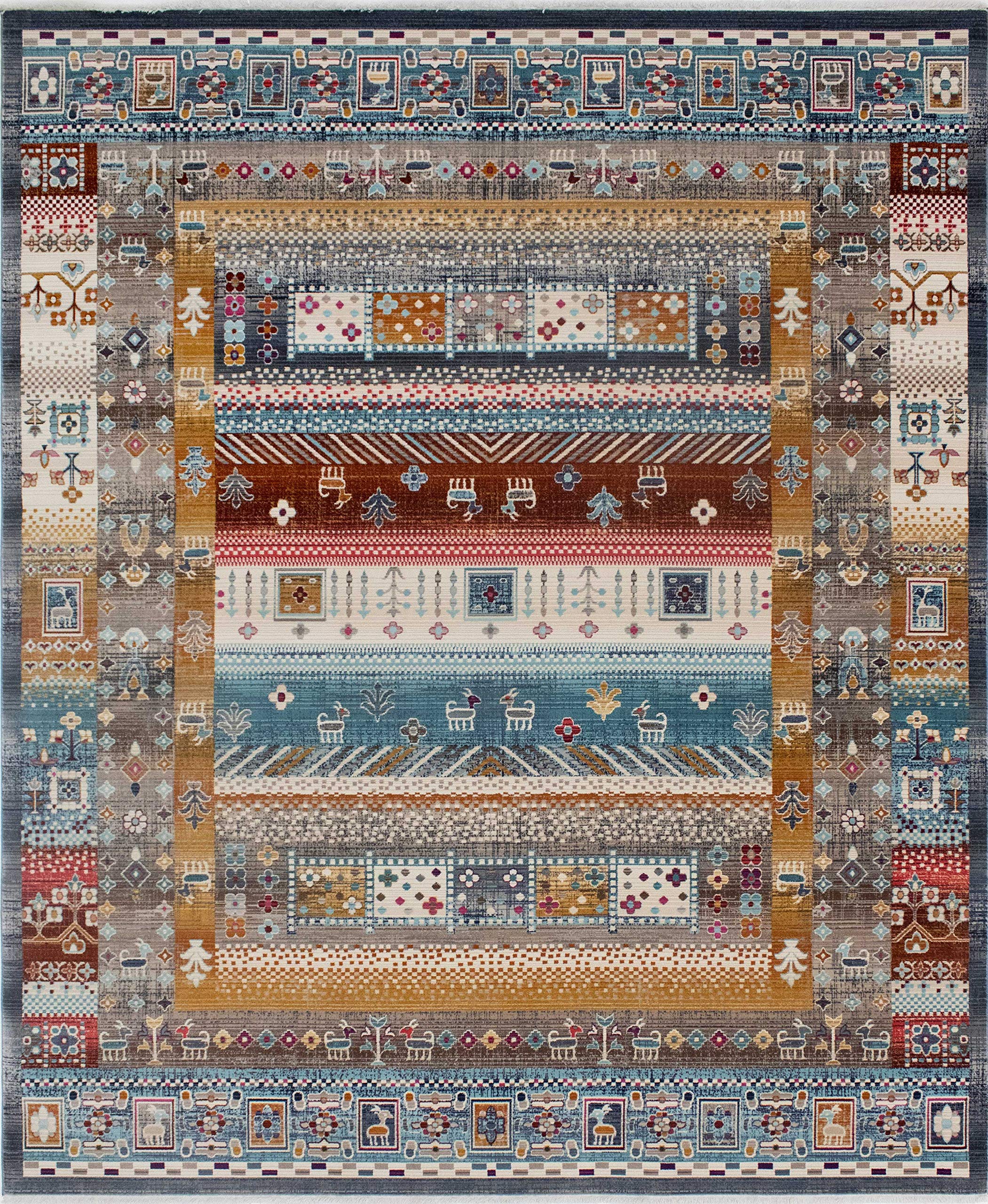 Noori Rug Latif Leslee Soft Grey Area Rug - Perfect for Living Room, Bedroom & Home Decor