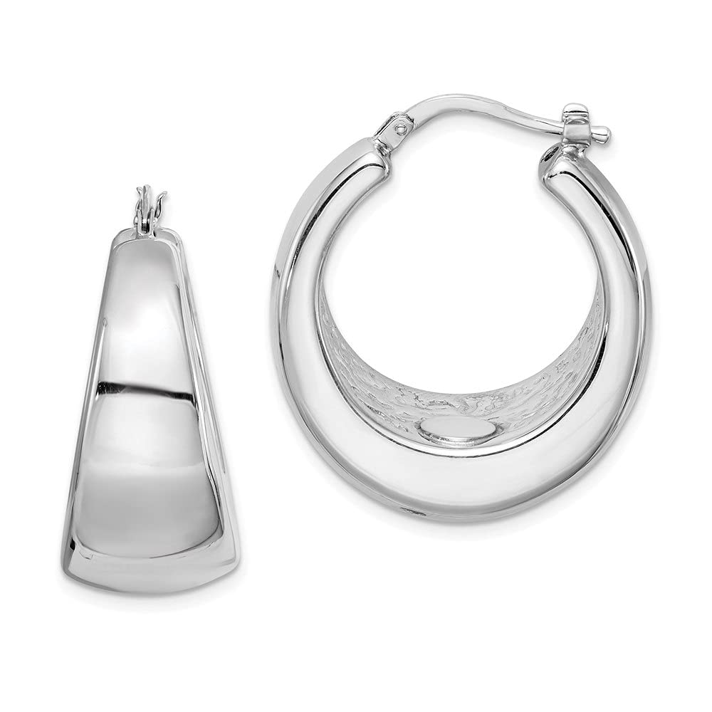 925 Sterling Silver Hollow Hoop Earrings for Women - Lightweight Dainty Fine Jewelry Gifts | Perfect for Everyday Wear, Date Nights & Special Occasions