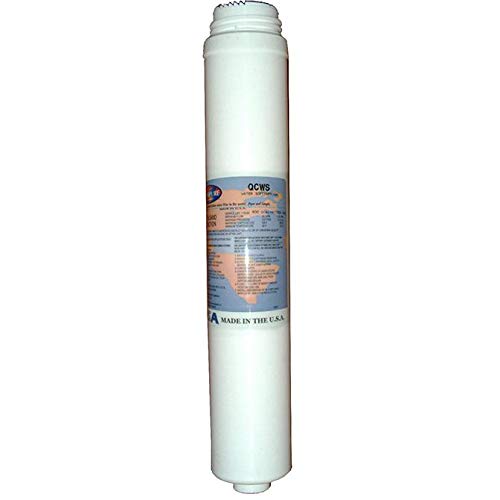 Omnipure QCWS Espresso Water Softener Carbon Filter Replacement Cartridge - Compatible with Coffee Machines & Home Brewing Systems