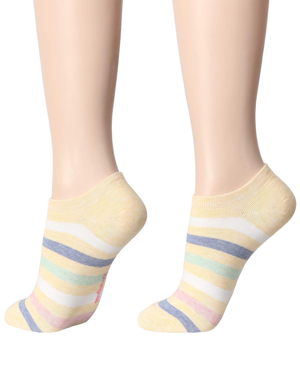 Women's Artistic Pattern Casual Crew Socks - 1/4/5 Pack Multipack - Comfortable Everyday Wear for Work, Gym & Home