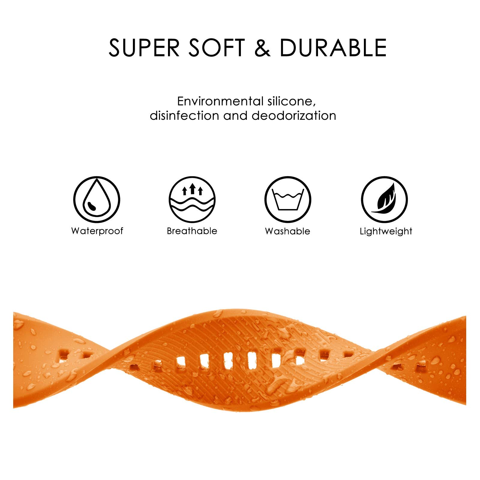 BISONSTRAP Quick Release Silicone Watch Band 18mm 19mm 20mm 21mm 22mm - Durable Comfortable Strap for Men & Women - Perfect for Sports, Work & Everyday Wear