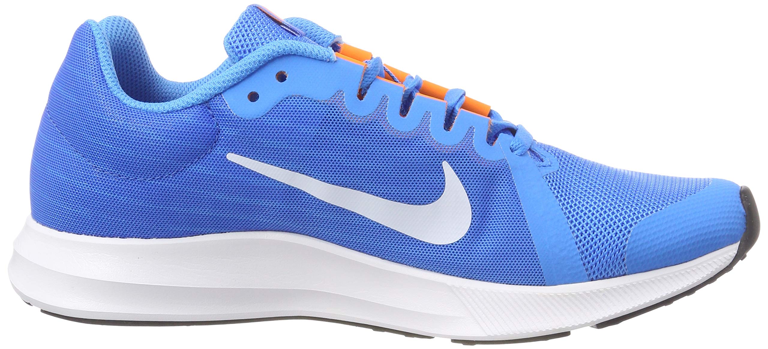 Nike Downshifter 8 Running Shoes for Boys - Big Kid Size 7 | Blue Hero/Football Grey/Cobalt Blaze | Lightweight & Breathable for School, Sports & Daily Wear