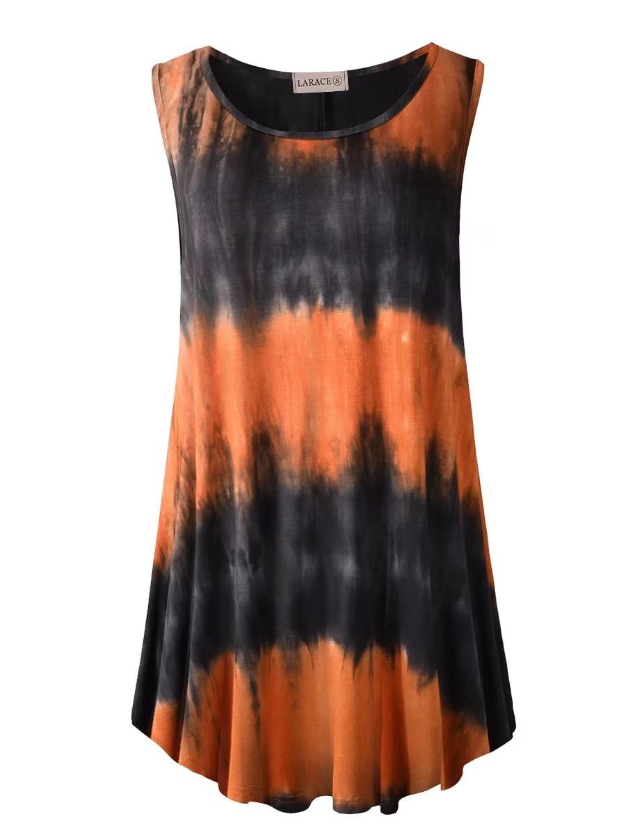 LARACE Plus Size Tank Tops for Women - Sleeveless Tunic Tops, Casual Summer Swing Shirts to Wear with Leggings | Comfortable & Stylish for Everyday Wear, Yoga, and Outdoor Activities
