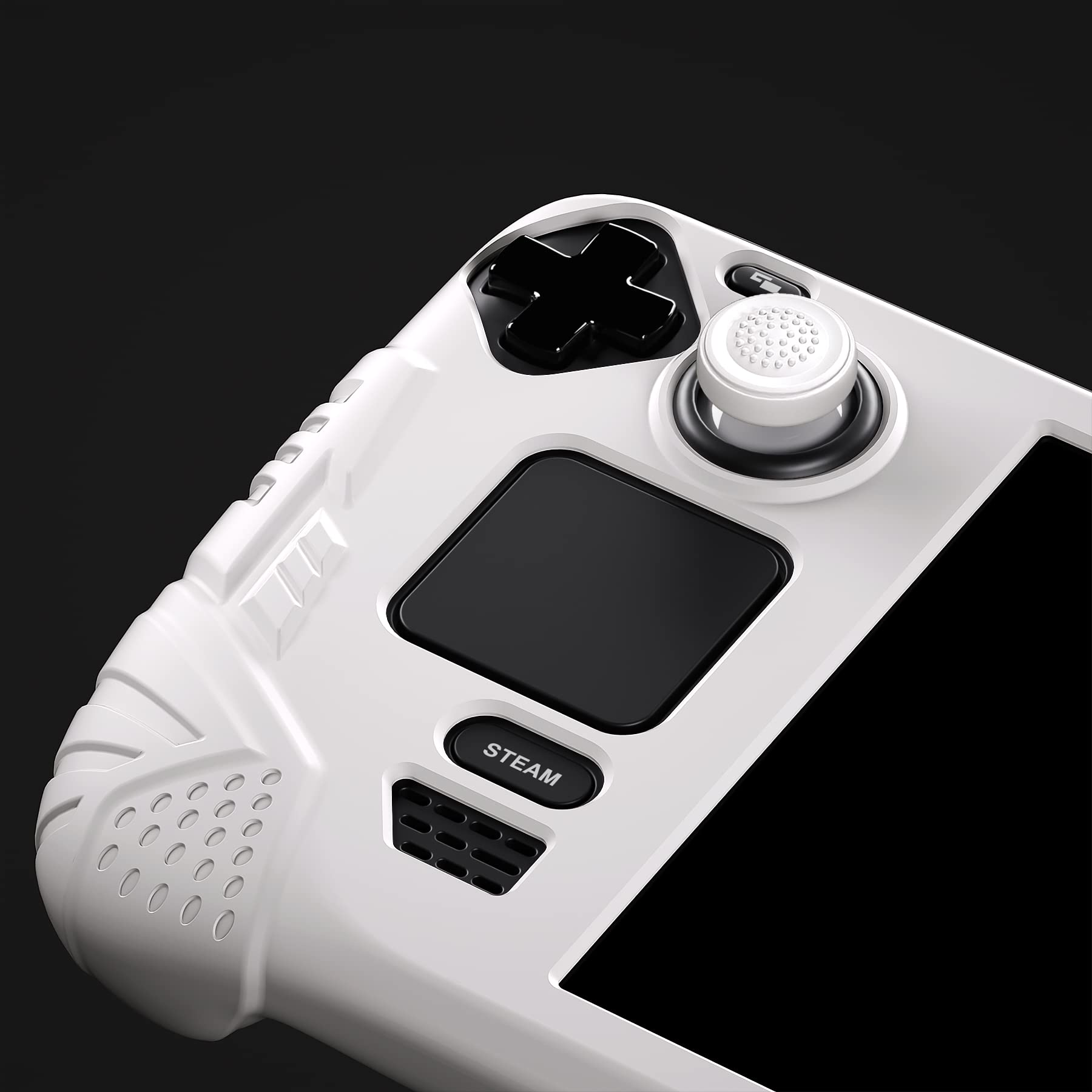 PlayVital Protective Silicone Case for Steam Deck - Shockproof & Anti-Slip Cover for Gaming On-The-Go, Travel & Daily Use
