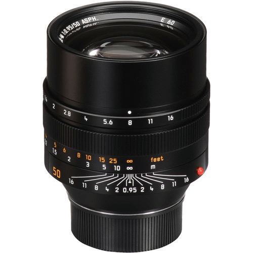 Leica Noctilux M 50mm f/0.95 ASPH Lens (Black) - Premium Fast Aperture Prime Lens for Leica M Mount Cameras - Perfect for Low Light Photography, Portraits & Street Shooting