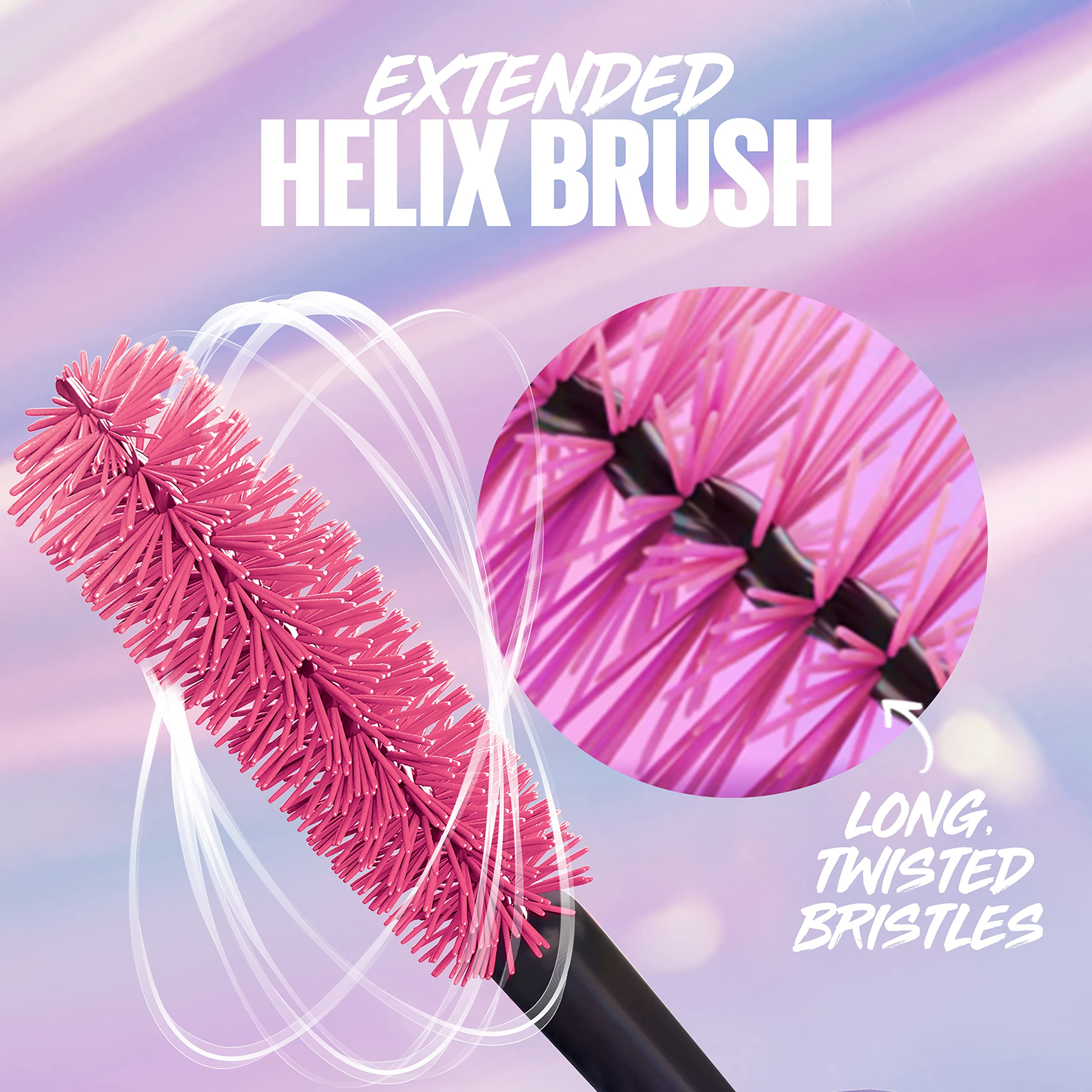 Maybelline The Falsies Surreal Extensions Washable Mascara - Volumizing & Lengthening Makeup in Very Black (1 Count) | Perfect for Dramatic Lashes & Everyday Glam