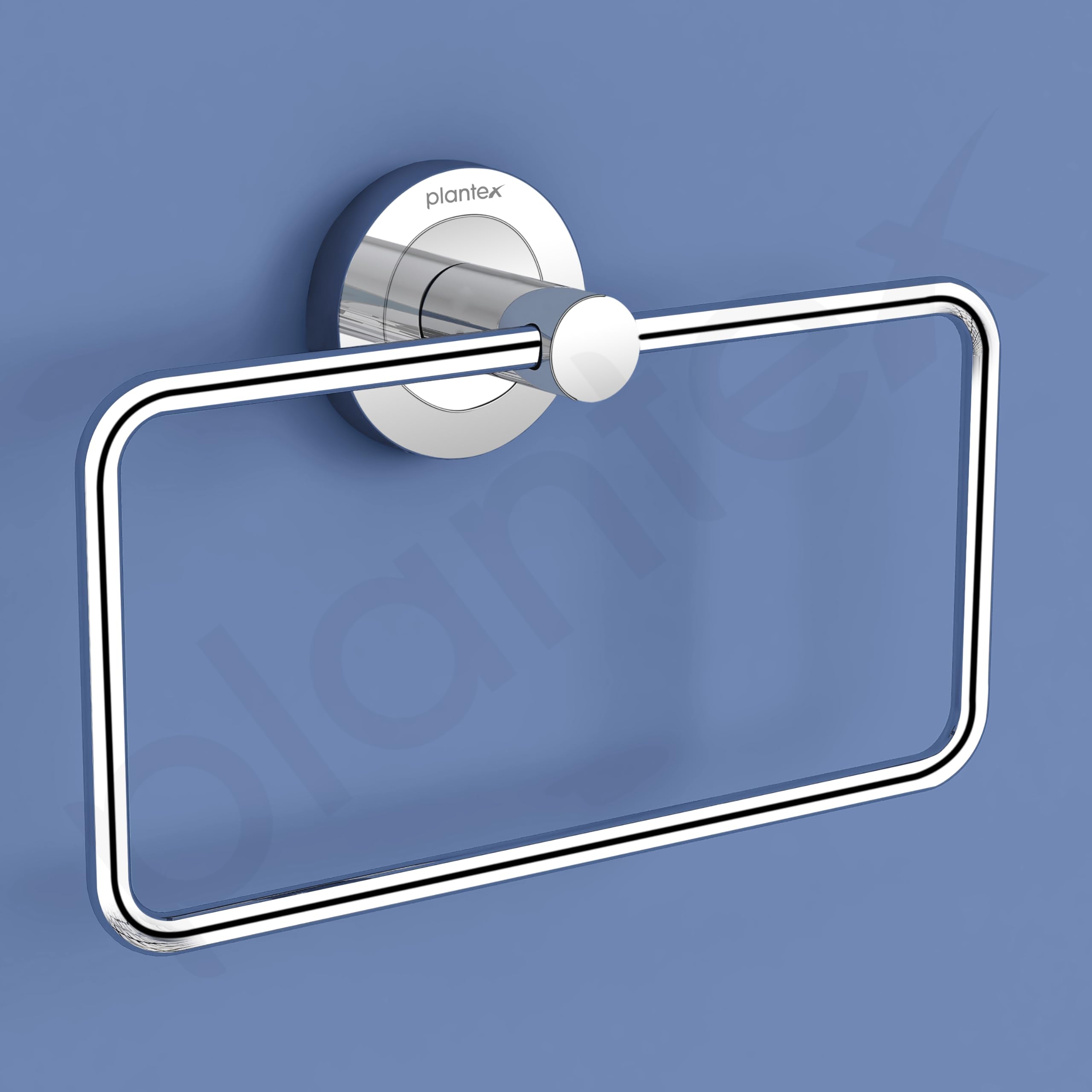 Stainless Steel Towel Ring Holder for Bathroom - Chrome Rectangular Towel Hanger for Wash Basin, Napkin Holder & Bathroom Accessories - Perfect for Kitchen, Spa, Hotel & Home Decor