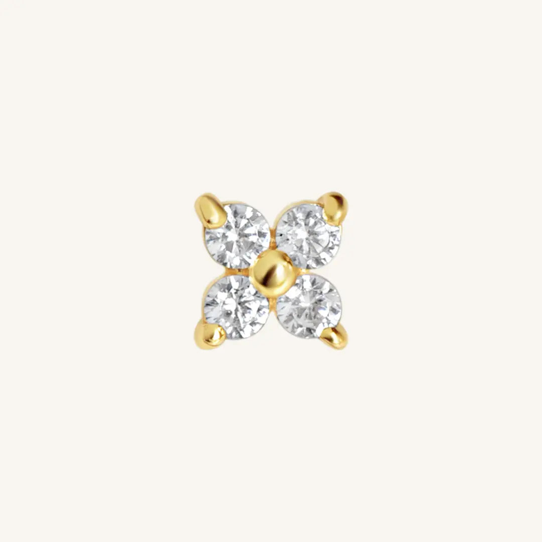 Pip Flower Stud Earrings for Women - Dainty Floral Studs for Everyday Wear | Perfect for Casual, Office & Date Night Outfits