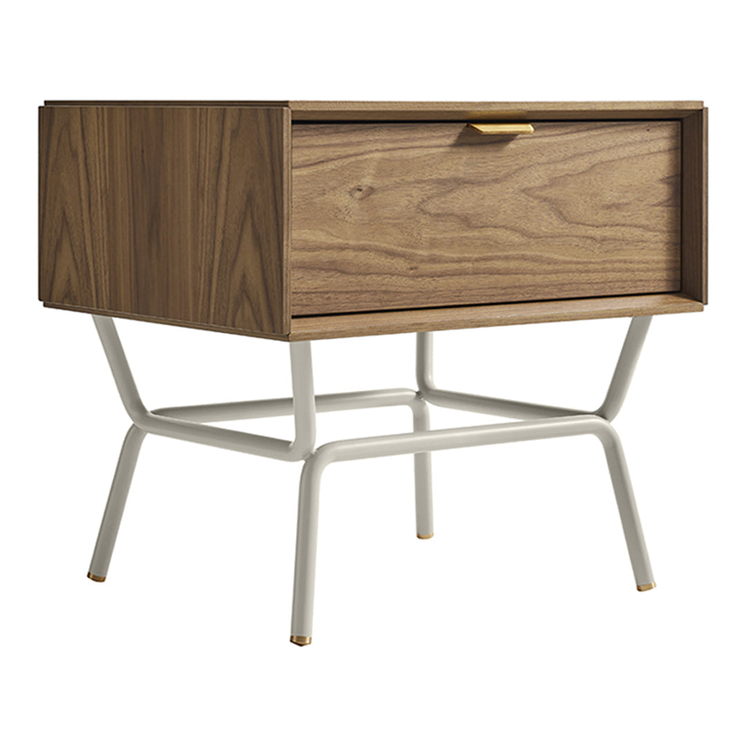 Modern Blu Dot Dang Nightstand - Minimalist Bedside Table with Storage Shelf | Perfect for Small Spaces, Bedrooms & Apartments