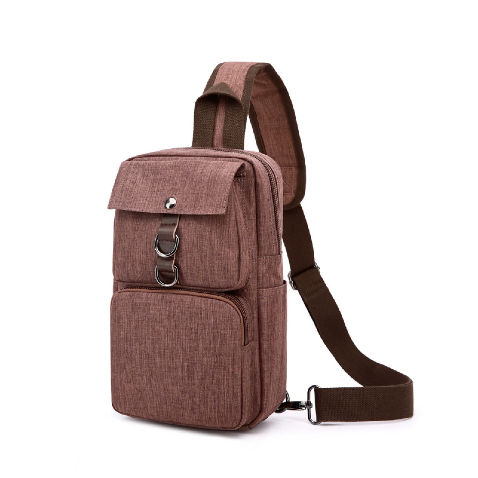 Portable Canvas Backpack for Men & Women - Casual School Bag for Students & Travel
