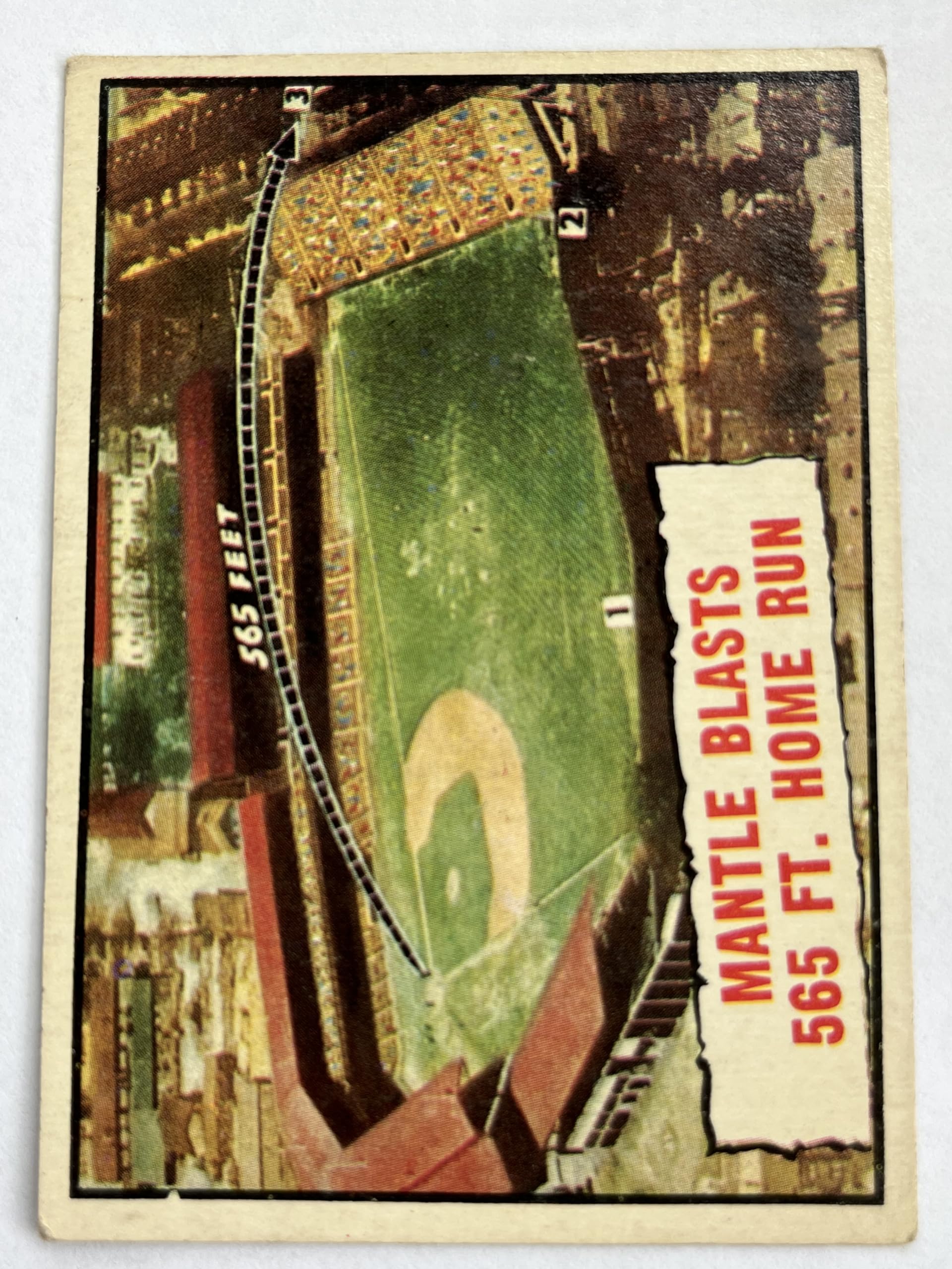 1961 Topps Mickey Mantle Baseball Card #406 - Rare Vintage Collectible for Sports Memorabilia Fans & MLB Enthusiasts - Perfect for Display, Trading, and Investment