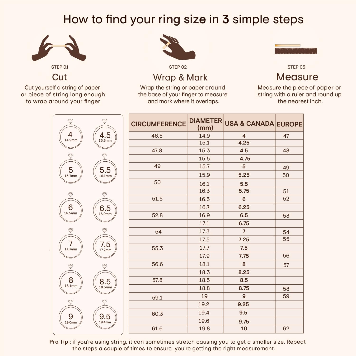 1 Carat Moissanite Round Brilliant Solitaire Ring for Men - 14K Gold Over Sterling Silver - Wedding Band, Engagement Ring & Father's Day Gift - Perfect for Proposals, Anniversaries & Special Occasions