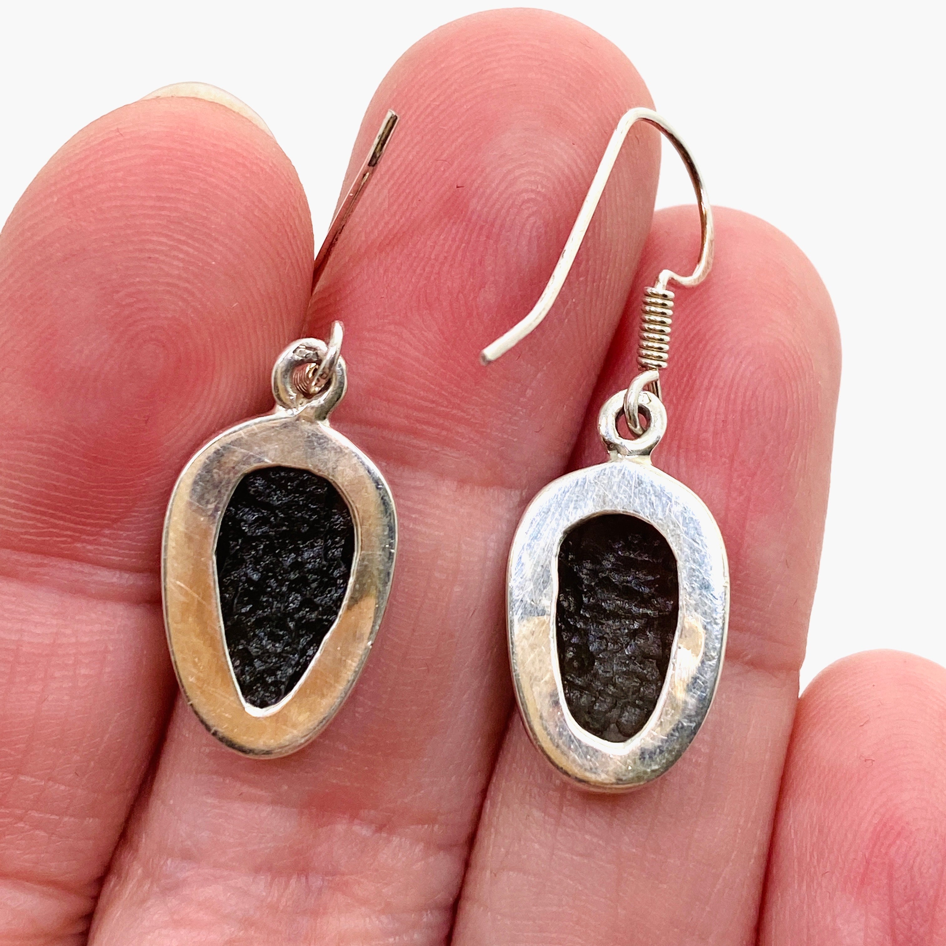 17mm Moldavite Earrings - Genuine IVME 01 Certified - Perfect for Spiritual Healing, Meditation & Energy Work