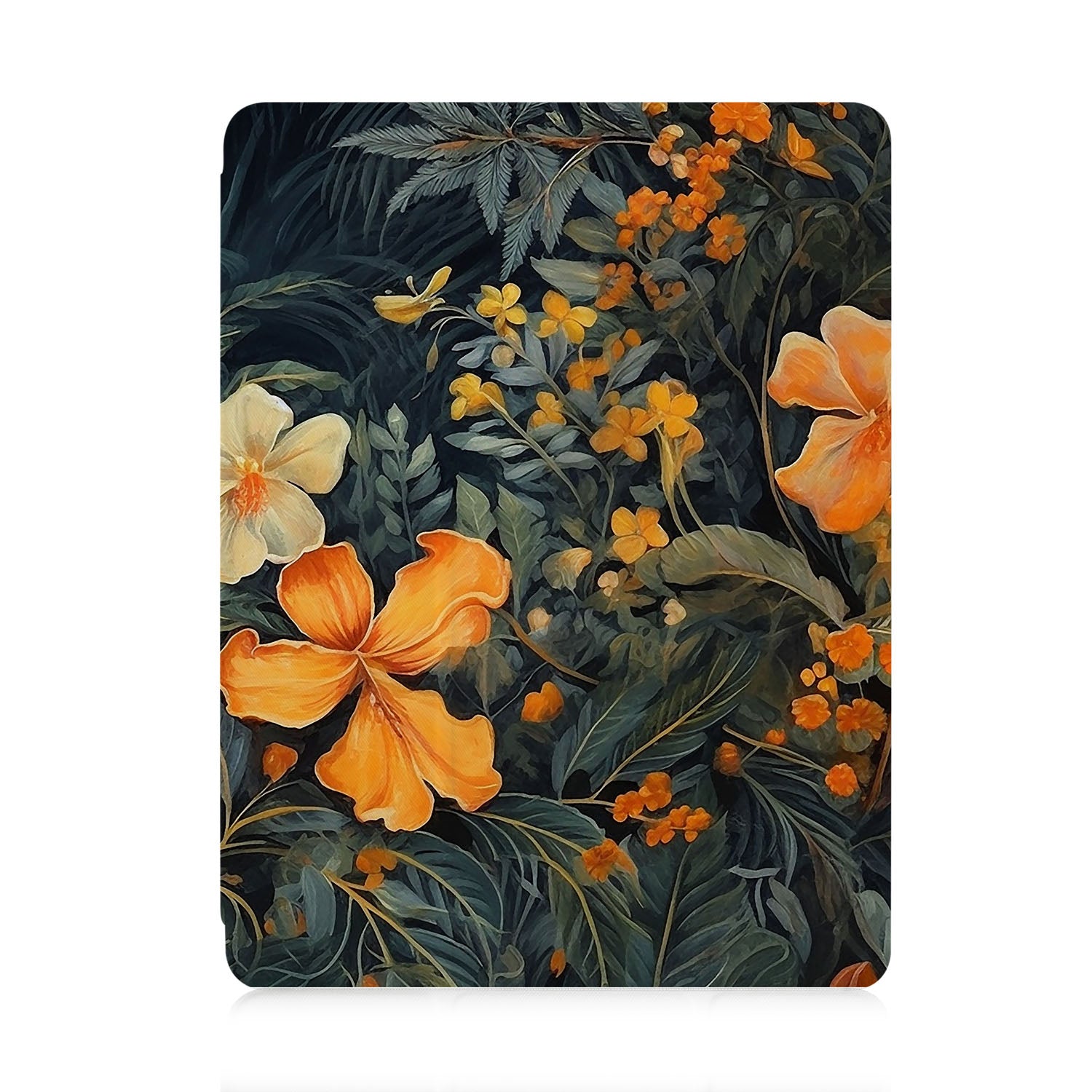 Premium iPad Trifold Case with Floral Painting Design - Slim Protective Cover for iPad Air/Pro (6th/5th/4th Gen) | Perfect for Work, Travel & Home Use