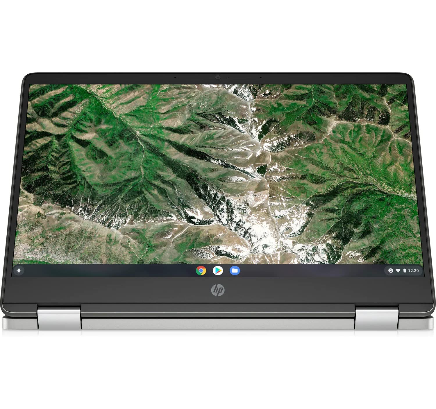 HP Chromebook x360 14-inch HD Touchscreen 2-in-1 Laptop - Intel Celeron N4020, 4GB RAM, 64GB eMMC, USB-C, Wi-Fi, Webcam - Chrome OS (Renewed) Silver 14a-ca0036tg | Perfect for Students, Remote Work & Light Computing