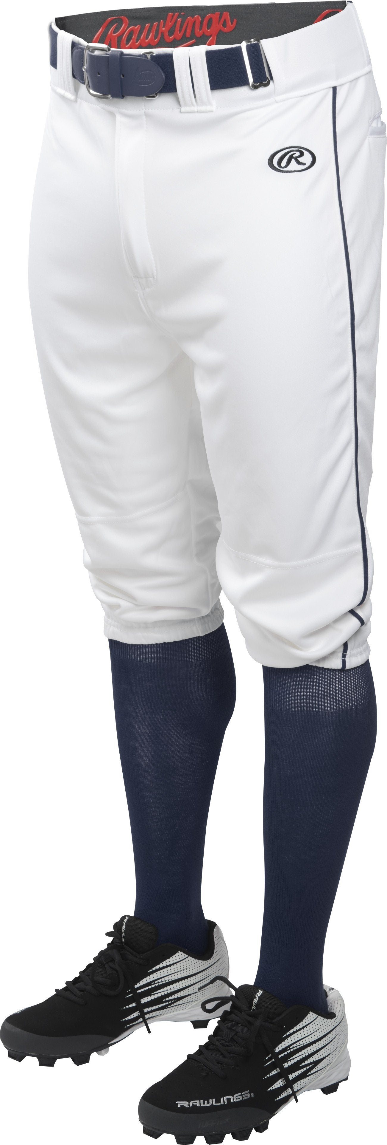 Rawlings Youth Baseball Knicker Pants - Launch Piped Design for Comfort & Performance | Perfect for Little League & Youth Baseball Games
