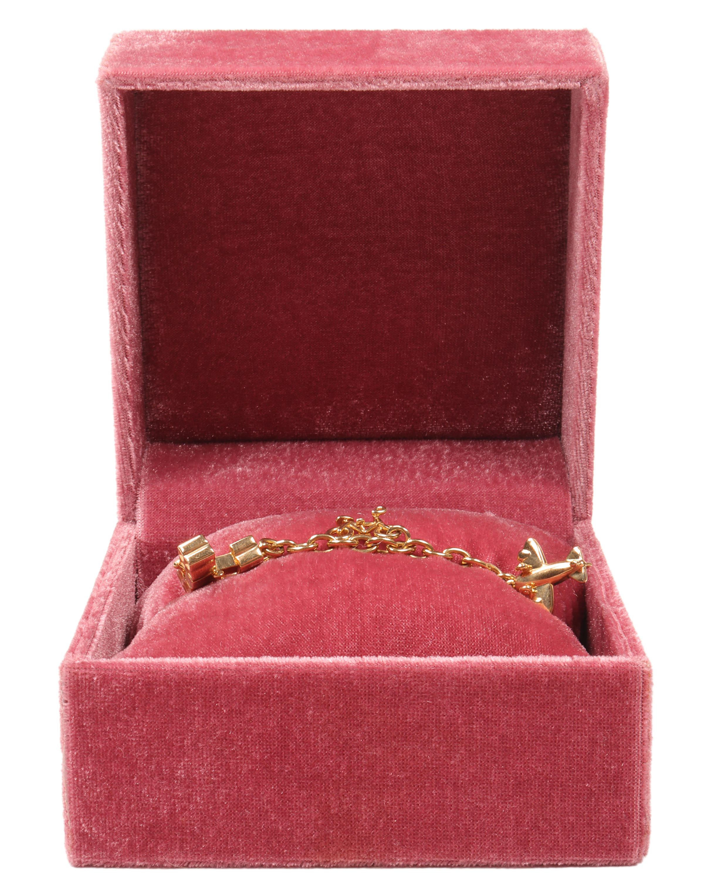 18K Yellow Gold Travel Charm Bracelet for Women - Elegant Adjustable Bracelet with Travel-Themed Charms - Perfect for Vacation, Gifts & Everyday Wear