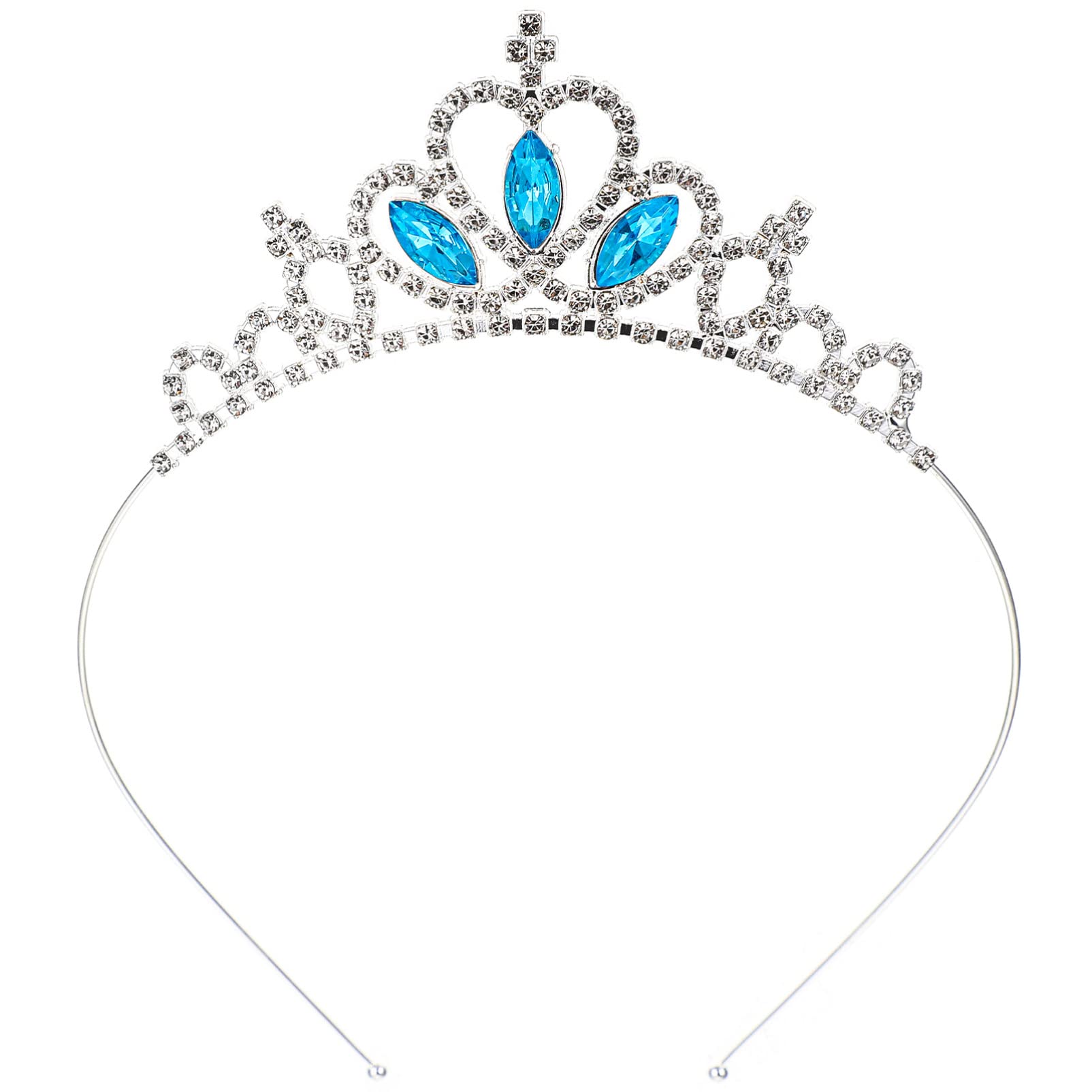 Kids Pearl Tiara Headband - Rhinestone Bridal Crown for Girls | Wedding & Party Accessories