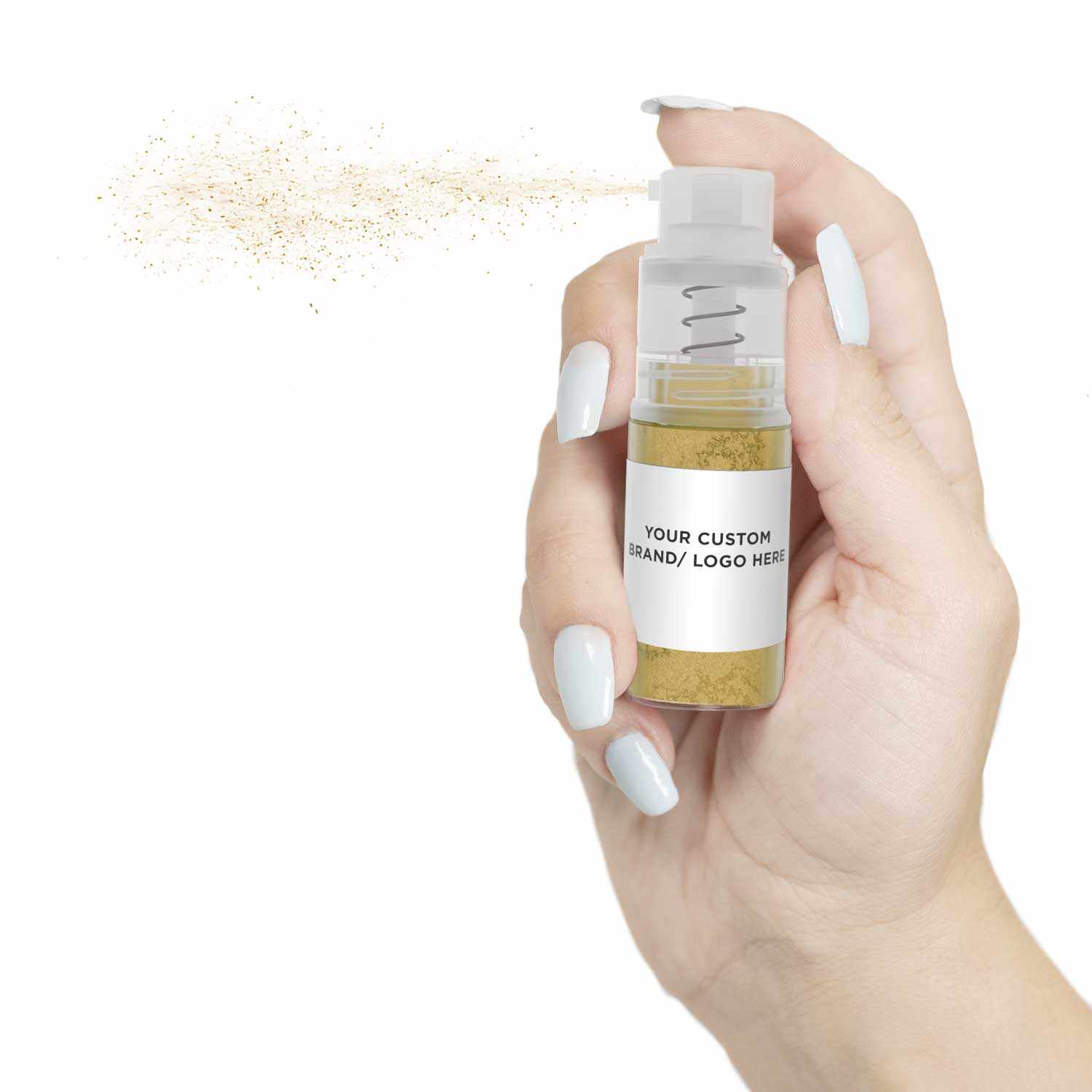 Premium Aztec Gold Luster Dust Edible Glitter - 4g with Spray Pump for Cake Decorating, Baking & DIY Crafts | Food-Grade Private Label