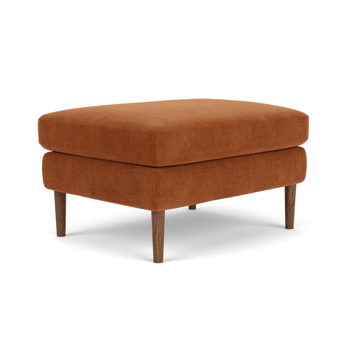 Astha Fabric Ottoman Stool - Soft Round Storage Pouf with Removable Cover for Living Room, Bedroom & Nursery - Perfect for Extra Seating & Home Decor