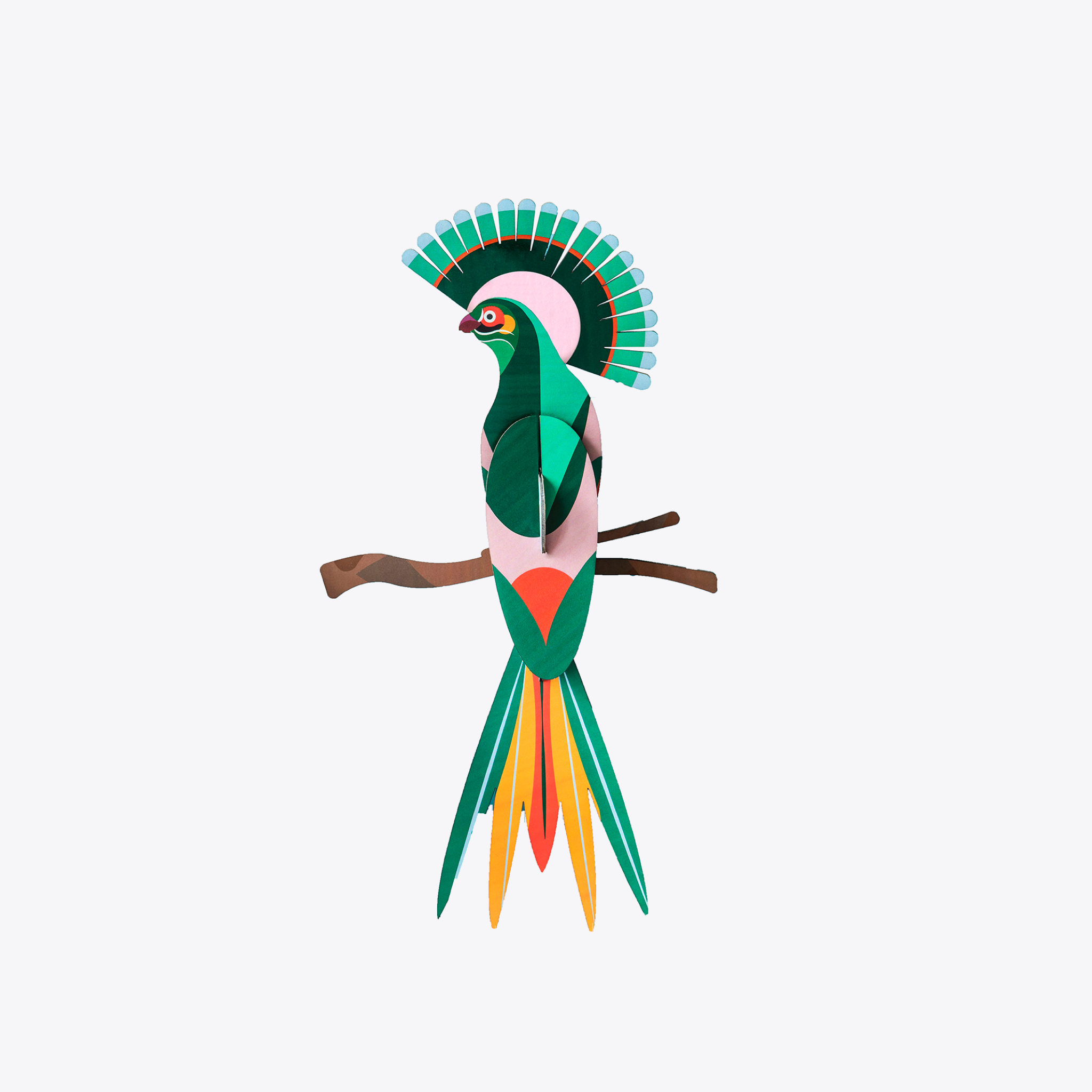 Gili Paradise Bird - Exotic Handmade Wooden Bird Figurine for Home Decor & Gift Ideas | Perfect for Living Room, Bedroom, and Office Decoration