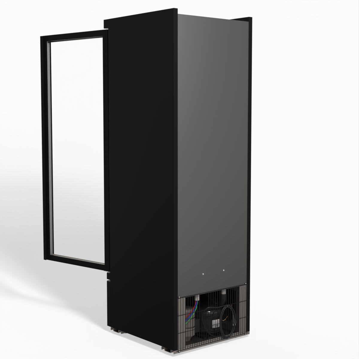 Commercial Single Glass Door Upright Display Refrigerator - 450L (15.9 cu ft) Capacity, Energy Efficient, Perfect for Supermarkets, Convenience Stores & Restaurants - CSB450 Model