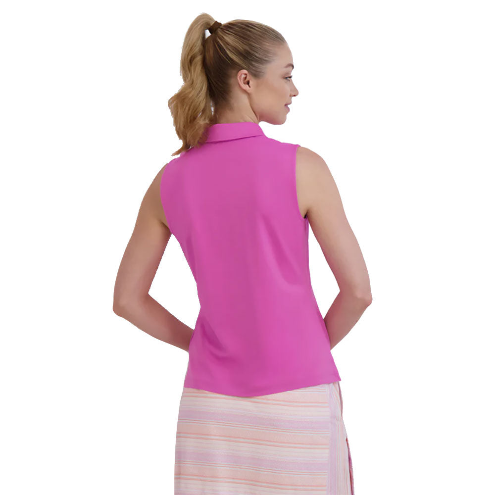 Fairway & Greene Women's Sleeveless Golf Polo Shirt - Moisture Wicking & UV Protection - Perfect for Golf, Tennis & Summer Outdoor Activities
