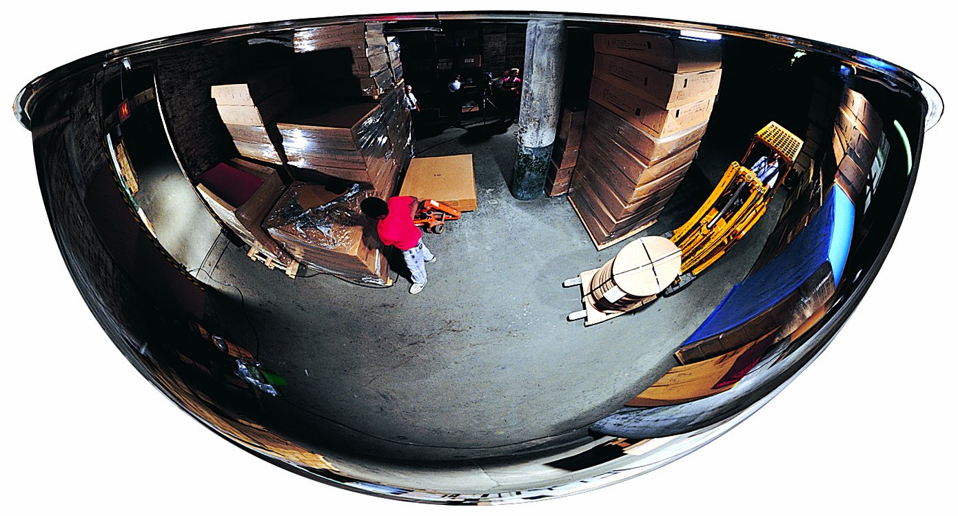 PV18-360 Panoramic Full Dome Plexiglas Security Mirror - 18