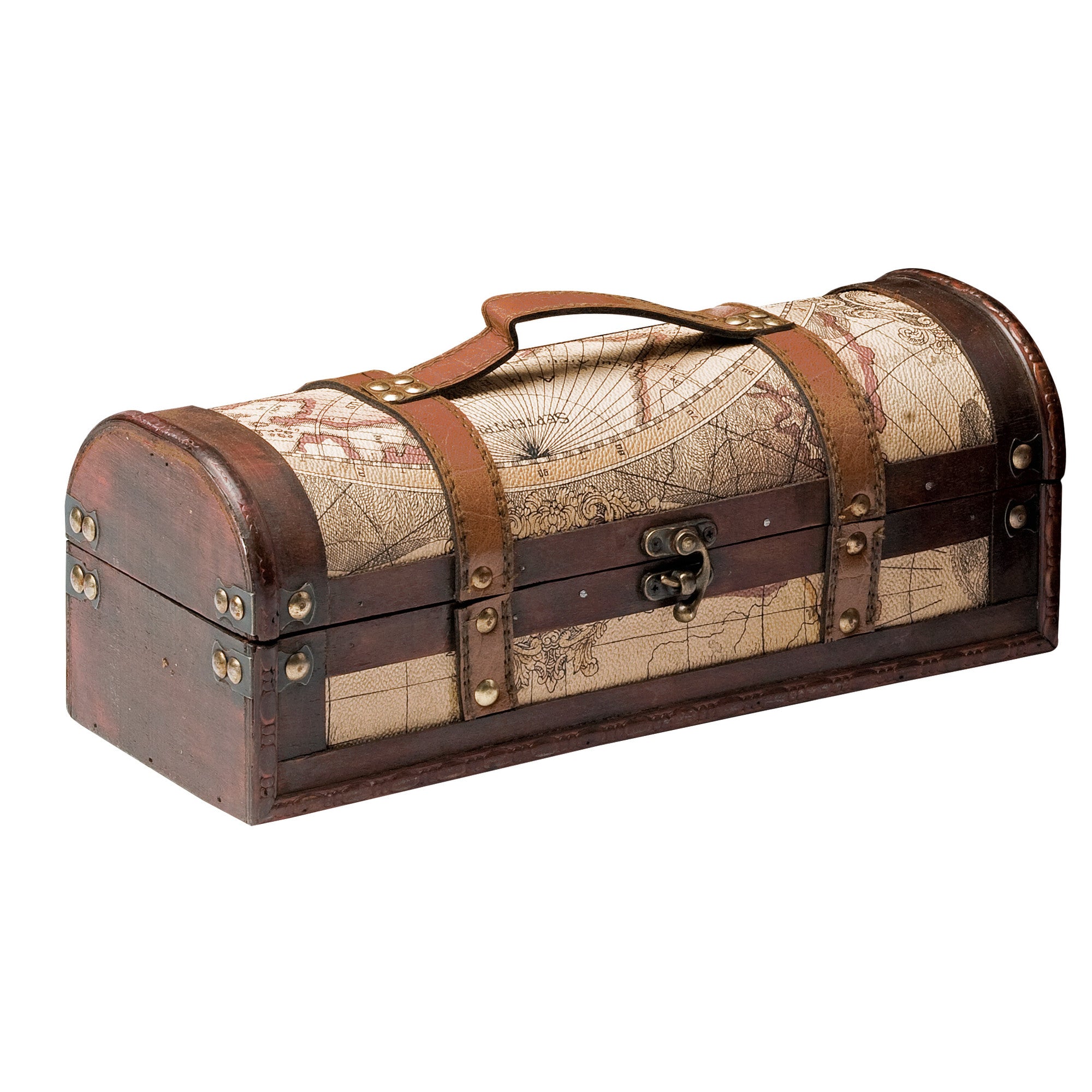 Vintage Wooden Wine Box by Twine Living - Handcrafted Wine Bottle Gift Box for Storage & Display | Perfect for Wine Lovers, Home Decor & Special Occasions
