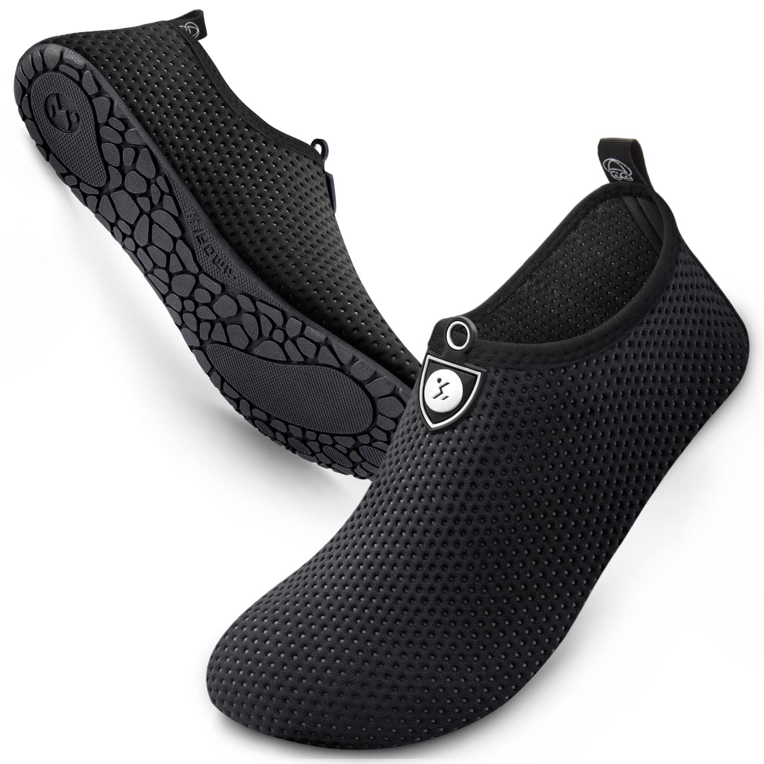 SIMARI Women's & Men's Quick-Dry Water Shoes - Barefoot Aqua Socks for Beach, Swimming, Yoga, Snorkeling & Outdoor Sports | Lightweight & Comfortable for Pool, Surfing & Water Activities | SWS001