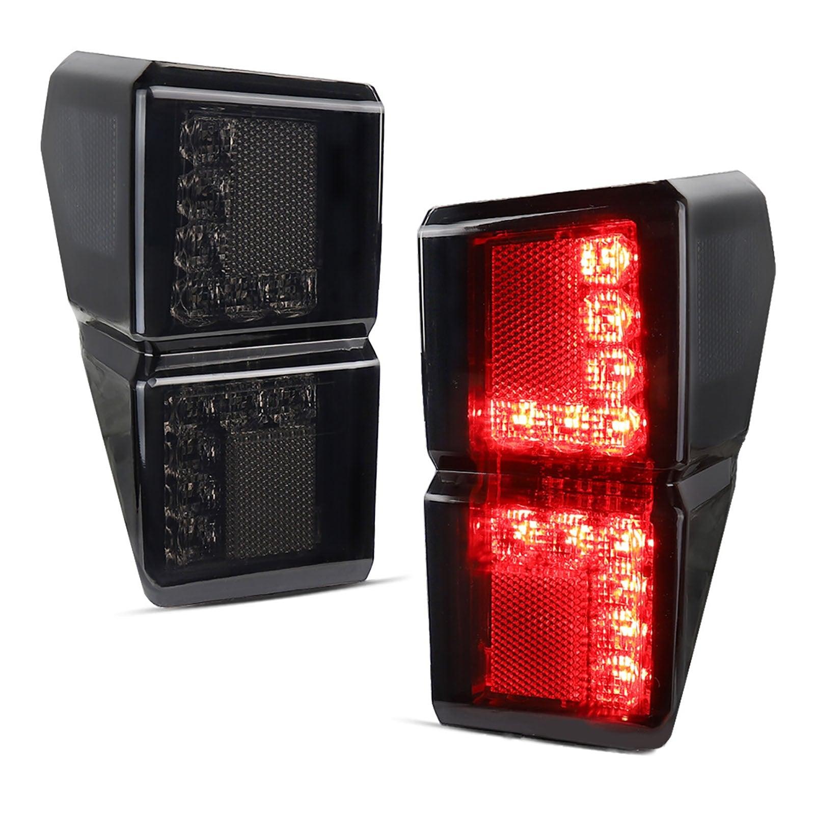 2-Pack Smoked LED Tail Lights - Rear Brake Stop Running Lamps for Polaris Ranger 1000 (2018-2022 Models) - Direct Replacement for OEM #2413766 - Perfect for Off-Roading, Night Driving & Enhanced Safety